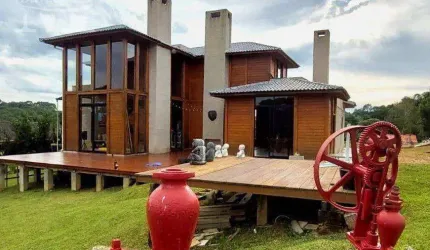 LINDA CHÁCARA EM CONDOMÍNIO FECHADO MANDIRITUBA.  PISCINA PRIVATIVA, ESPAÇO GOURMET, POMAR. ÓTIMA LOCALIZAÇÃO.