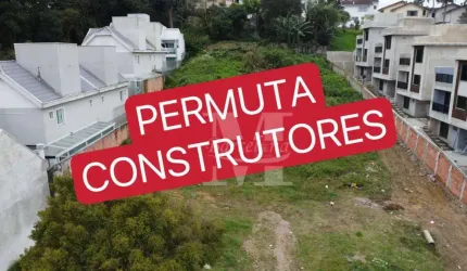 TERRENO 27 M² DE TESTADA – ACEITA PERMUTA 50% NO LOCAL.