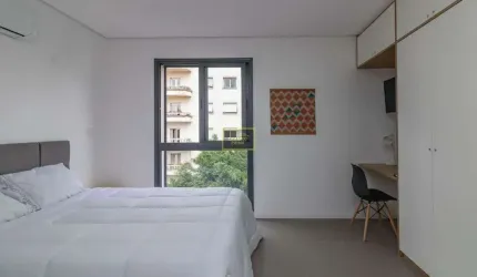 Studio Mobiliado Para Venda Em Higienópolis