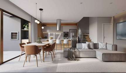 Casa geminada com opção de 1 a 3 suítes e de 3 a 4 quartos, Glória - Joinville
