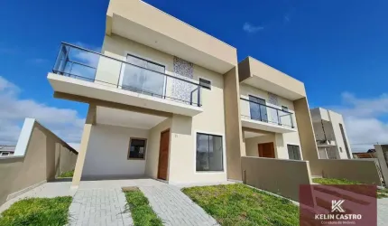 Sobrado com 3 dormitórios à venda, 126 m² por R$ 630.000,00 - Costeira - São José dos Pinhais/PR