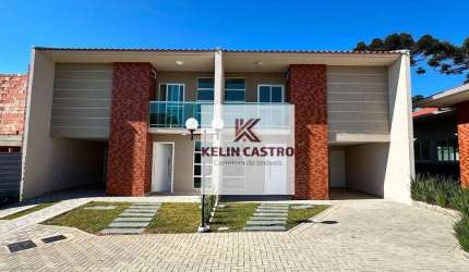 Sobrado com 3 dormitórios à venda, 145 m² por R$ 780.000,00 - Cruzeiro - São José dos Pinhais/PR