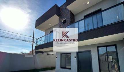 Sobrado com 3 dormitórios à venda, 141 m² por R$ 829.000,00 - Boneca do Iguaçu - São José dos Pinhais/PR