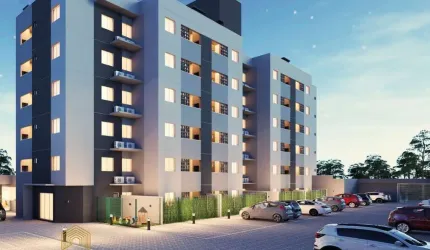 Apartamento com 2 quartos à venda na Rua Passo Fundo, 845, Fátima, Joinville por R$ 259.300