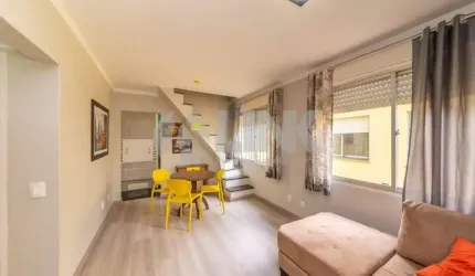 Apartamento duplex de 1 quarto à venda no bairro Azenha em Porto Alegre