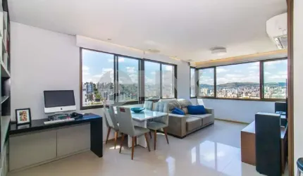 Apartamento mobiliado de 3 quartos com 2 vagas à venda no bairro Rio Branco em Porto Alegre