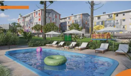 Apartamento Garden com 2 dormitórios à venda, 45 m² por R$ 418.052,00 - Santa Cândida - Curitiba/PR