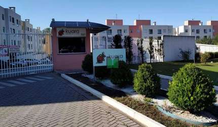 Apartamento térreo mobiliado 2 dormitórios à venda, 48 m² por R$ 220.000 - Tatuquara - Curitiba/PR