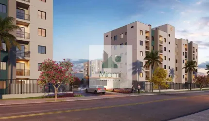 Apartamento com 2 dormitórios à venda, 46 m² por R$ 369.786 - Cidade Industrial - Curitiba/PR