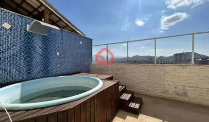 Cobertura com 2 quartos à venda na Avenida Geremário Dantas, 635, Pechincha, Rio de Janeiro, 104 m2 por R$ 495.000