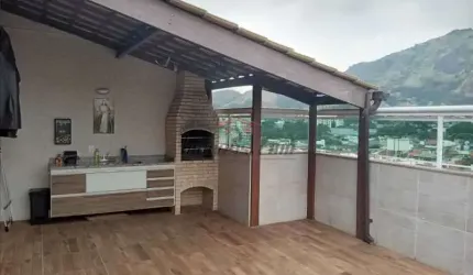 Cobertura com 3 quartos à venda na Rua Florianópolis, 1450, Praça Seca, Rio de Janeiro, 138 m2 por R$ 380.000