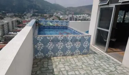 Cobertura com 3 quartos à venda na Rua Cândido Benício, 1671, Campinho, Rio de Janeiro, 175 m2 por R$ 450.000