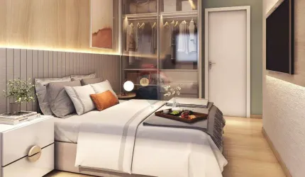 Zenith Cond Clube, Apartamento de 2 Quartos, suíte, varanda gourmet