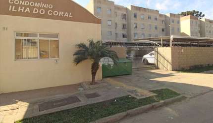 Apartamento com 2 quartos para alugar na Rua Aristeu de Castro Fernandes, 51, Jardim Viviane, Colombo, 54 m2 por R$ 1.000