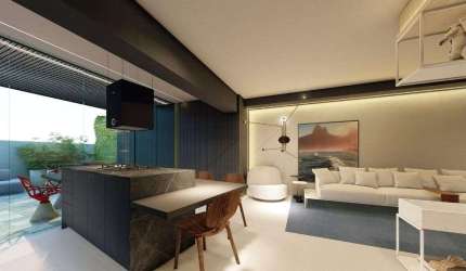 Apartamento com 1 dormitório à venda, 83 m² por R$ 750.000,00 - Brooklin Paulista - São Paulo/SP