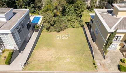 Terreno em condomínio fechado à venda na Rua João Dembinski, 135, Campo Comprido, Curitiba, 1084 m2 por R$ 1.620.000