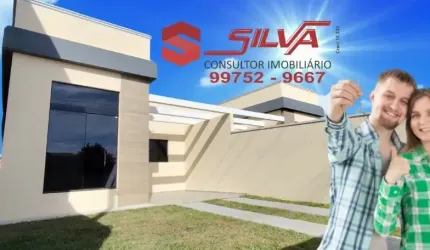Casa  c/ Quintal  - c/70m² área construída - Terreno 7 x 28 - 03 Quartos sendo  01 Suíte -  Churrasqueira - Bairro Ipê - São José dos Pinhais - PR