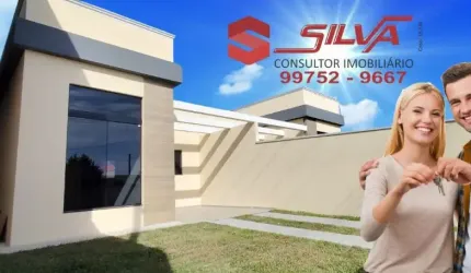 Casa  c/ Quintal  - c/70m² área construída - Terreno 7 x 28 - 03 Quartos sendo  01 Suíte -  Churrasqueira - Bairro Ipê - São José dos Pinhais - PR