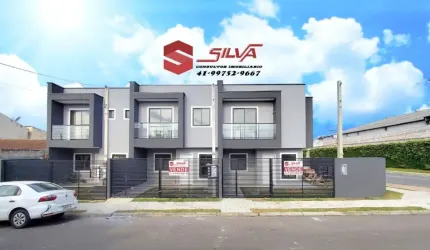 Sobrado c/ 88m² -  03 Quartos sendo 01 Suíte c/ Sacada - Xaxim - Curitiba - Pr