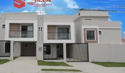 Sobrado c/Quintal - c/105m² - 03 Qtos sendo 01 Suíte e Sacada - 02 Garagens - Pinheirinho - Ctba