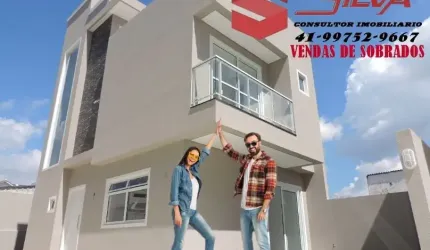 Sobrado c/ 140m² - 03 Qtos  sendo 01 Suíte - Terraço Gourmet c/ Churrasqueira -  02 Garagens - Bairro Alto - Curitiba