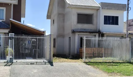 Sobrado  c/ 70m² - 02 Quartos  -  c/ Opção para Amplo Ático - Quintal - Churrasqueira - Weisopolis - Pinhais - PR