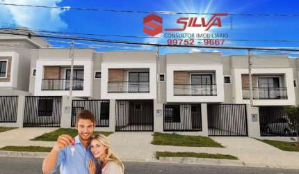 Sobrado c/ Quintal c/105m² - 03 Quartos sendo 01 Suíte c/ Sacada -Pinheirinho - Curitiba