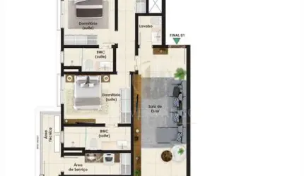 Apartamento em Centro - Guaratuba, PR
