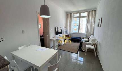 Apartamento com 1 dormitório à venda, 60 m² por R$ 280.000,00 - Pitangueiras - Guarujá/SP
