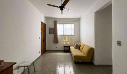 PERTO DO MAR - DESPESAS BAIXAS - Apartamento na Praia das Pitangueiras, 1 dormitório, Guarujá-SP.