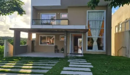 CASA ESPETACULAR NO ALPHAVILLE LITORAL NORTE II