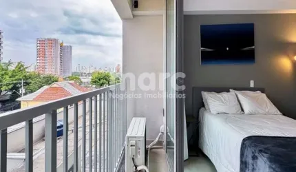 Apartamento com 1 quarto à venda na Avenida dos Imarés, 288, Moema, São Paulo, 25 m2 por R$ 460.000