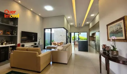 Casa de Luxo à Venda em Condomínio na AVENIDA OSCAR NIEMEYER, Quinta dos Ventos, Ribeirão Preto-SP - 3 suítes, 4 vagas - Quer Imóvel Negócios Imobiliários