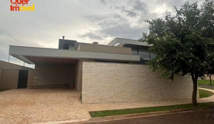 Casa em Condomínio de Luxo em Ribeirão Preto-SP, Bairro Terras de Florença: 3 Quartos, 3 Suítes, 5 Banheiros, 4 Vagas - 174,52 m².