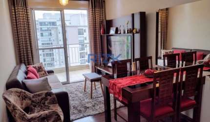 APTO 02 DORM, SALA COM SACADA - 01 VAGA - 50M