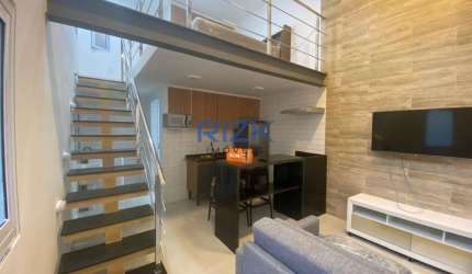 Apartamento tipo casa de 1 quarto novo mobiliado