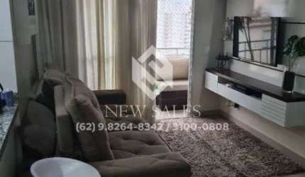 Apartamento mobiliado 3 quartos, andar alto - Setor Goiânia 2