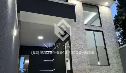 casa 3 quartos (1 suíte)  jardim cristalino ap de goiania