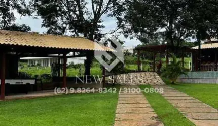 chacara 1270 mts2 hidrolandia area de lazer completa