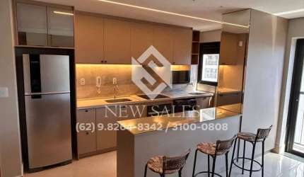 Apartamento c/ 75m², andar alto - Setor Bueno SEMI IMOBILIADO
