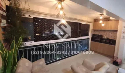 Apartamento c/ 3 quartos - Jd. Atlântico SEMI IMOBILIADO
