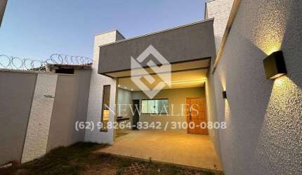 Casa com 3 Quartos sendo 1 Suíte - Área Gourmet - Res. Recanto do Bosque