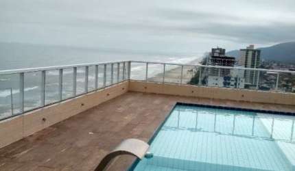 TÁ ACABANDO! 2 DORMS NOVO EM PRÉDIO FRENTE MAR - LAZER NA COBERTURA