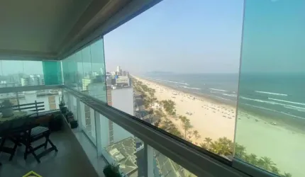 Apartamento Frente Mar com elevador privativo 3 dorms na Mirim! - Cód: ACT3161