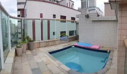 GENTE NA QUADRA DO MAR! COBERTURA DUPLEX COM ESPAÇO GOURMET E PISCINA PRIVATIVA