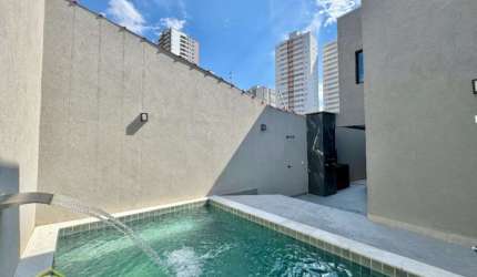 Lindo Sobrado com 3 dorms na Aviação - Piscina e Churrasqueira!
