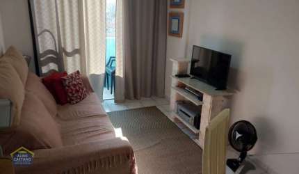 Aviação - Apto 01 dorm c/ sacada, 250 mts da praia – 265mil