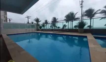 Apartamento em Prédio Frente Mar com Varanda Gourmet e Lazer!! Confira!