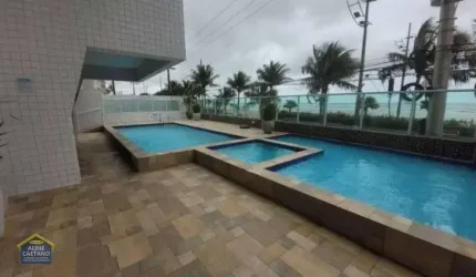 3 dorms Frente ao Mar, R$ 371 mil entrada, direto com construtor!