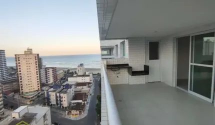 Apartamento no Caiçara com 2 suítes - Prédio com lazer e Sacada Gourmet!
